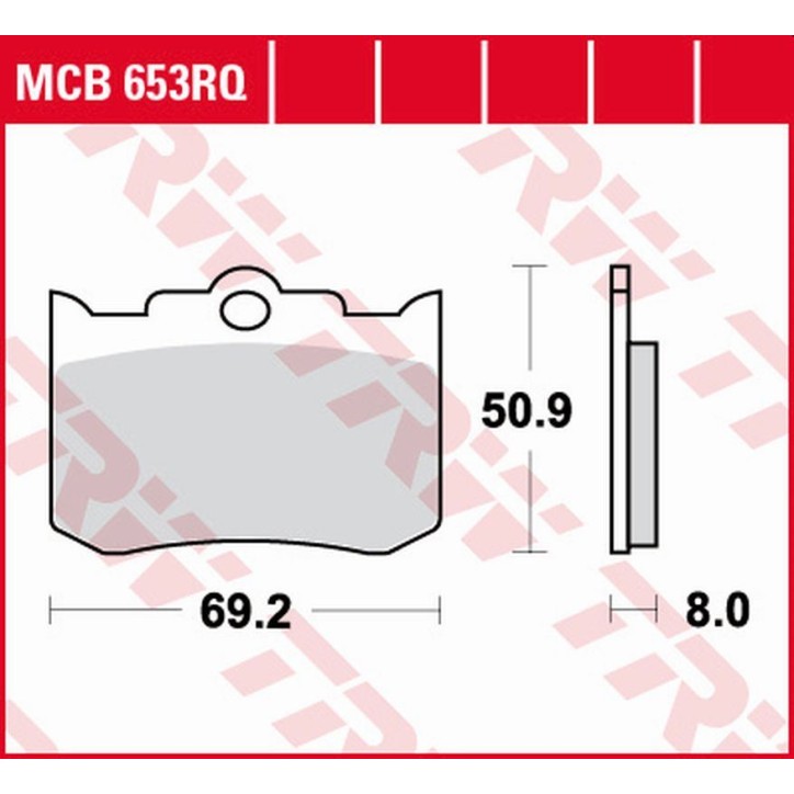 ZF TRW klocki hamulcowe MCB653RQ