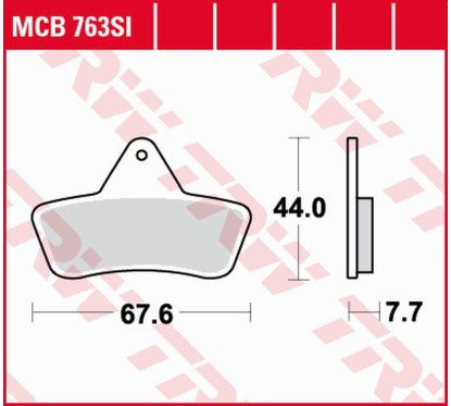 ZF TRW klocki hamulcowe MCB763SI