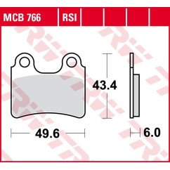 ZF TRW klocki hamulcowe MCB766
