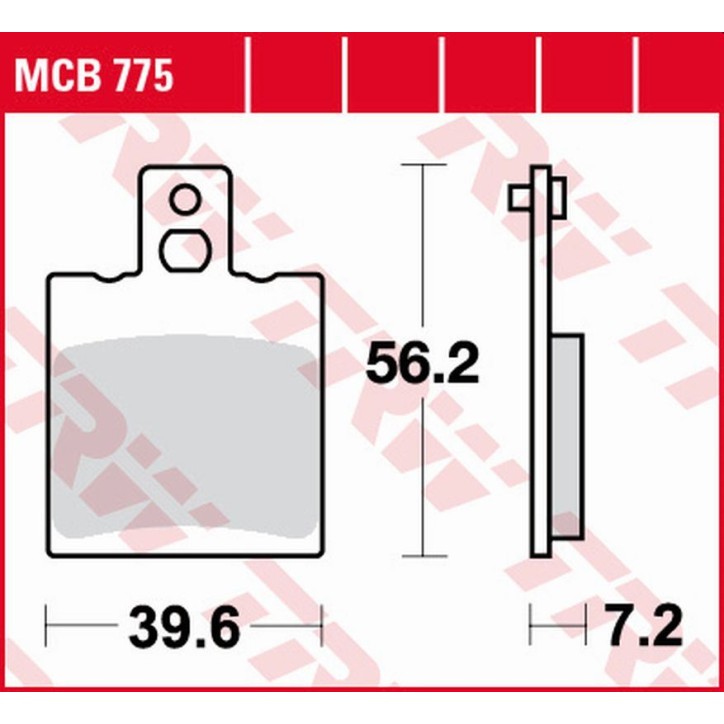 ZF TRW klocki hamulcowe MCB775