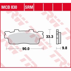 ZF TRW klocki hamulcowe MCB830SRM
