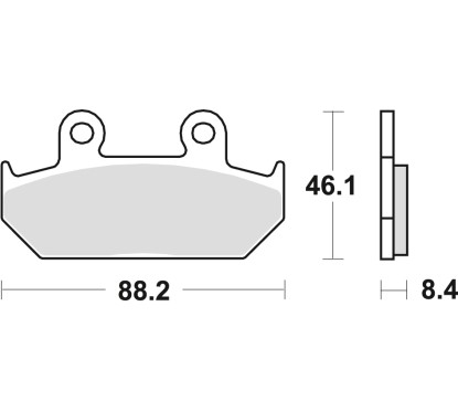 ZF TRW klocki hamulcowe MCB571SV