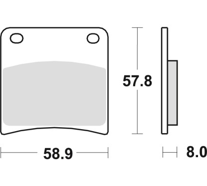 ZF TRW klocki hamulcowe MCB591SV
