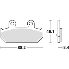 ZF TRW klocki hamulcowe MCB751SH