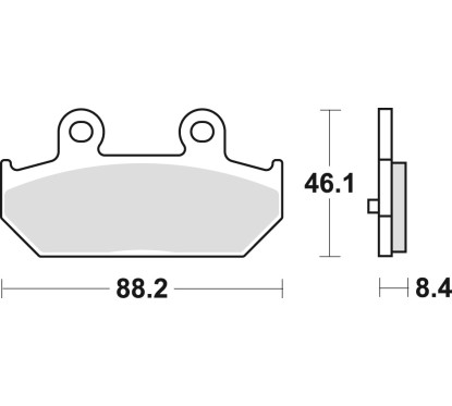 ZF TRW klocki hamulcowe MCB751SH