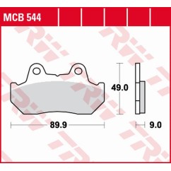 ZF TRW klocki hamulcowe MCB544