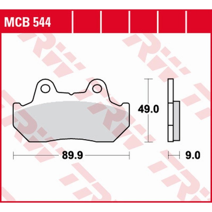 ZF TRW klocki hamulcowe MCB544