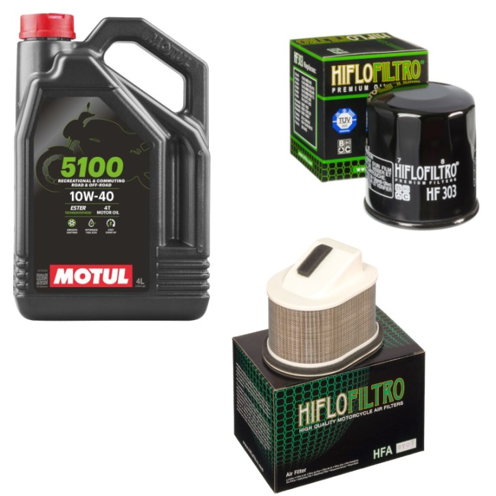 Zestaw Kawasaki Z750 2007-2012 Olej i filtry