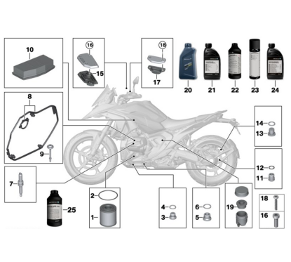 BMW Oring obudowy filtra olej bmw R1300GS 99x2