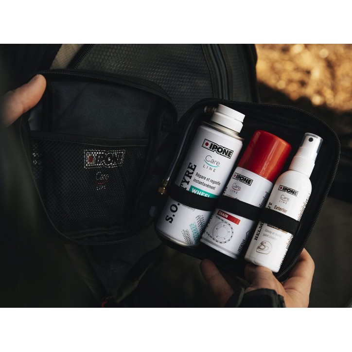 IPONE ROAD TRIP KIT zestaw podróżny opony kask pielęgnacja motocykla IPONE ROAD TRIP KIT zestaw podróżny opony kask pielęgnacja motocykla