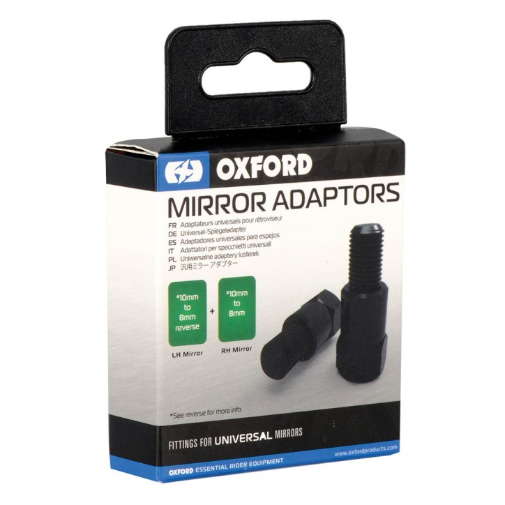 OXFORD adapter do lusterek uniwersalny Reverse 10-8mm 2 szt OXFORD adapter do lusterek uniwersalny Reverse 10-8mm 2 szt