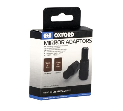 OXFORD adapter do lusterek uniwersalnych Reverse 10mm 8mm lewy gwint