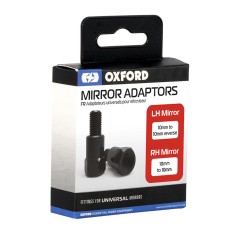 OXFORD adapter do lusterek uniwersalnych gwint lewy prawy 10mm 2szt