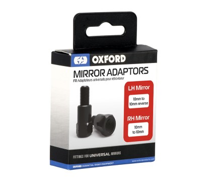 OXFORD adapter do lusterek uniwersalnych gwint lewy prawy 10mm 2szt