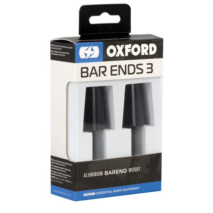 OXFORD ciężarki kierownicy barends czarne OX599