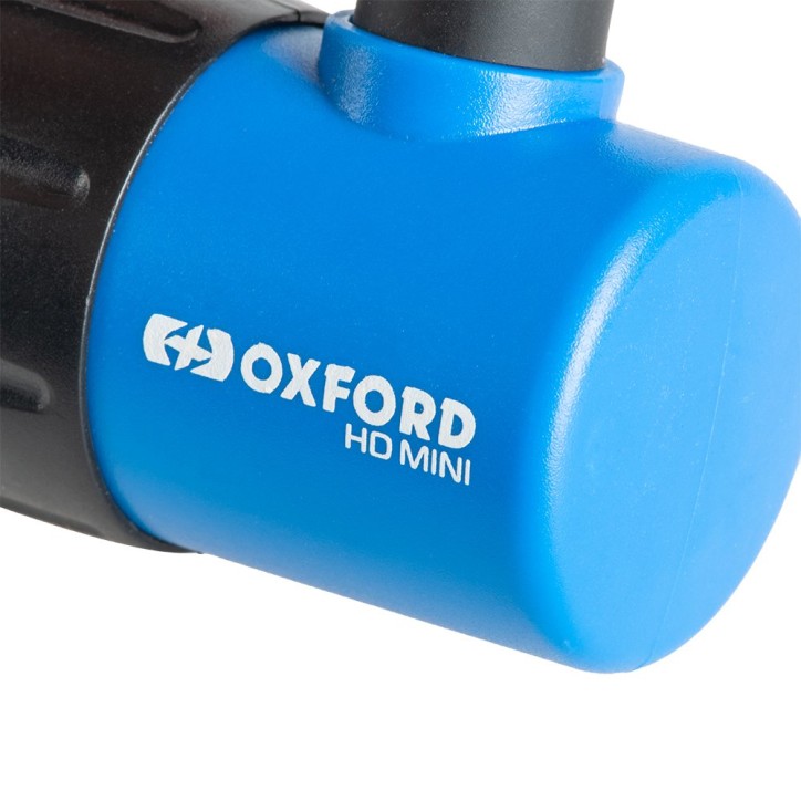 OXFORD kłódka mini niebieska trzpień 14mm HD
