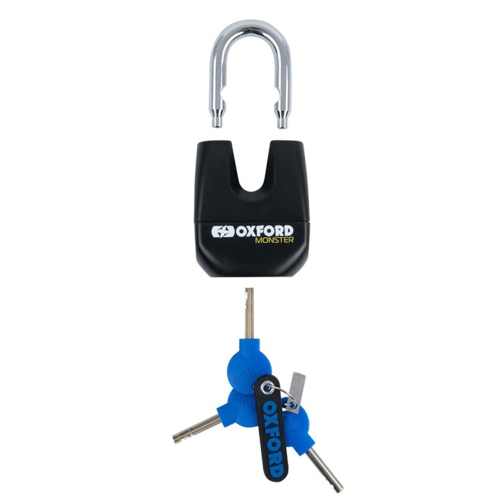 OXFORD łańcuch z zapięciem Monster czarny 1200mm trzpień 11mm OXFORD łańcuch z zapięciem Monster czarny 1200mm trzpień 11mm