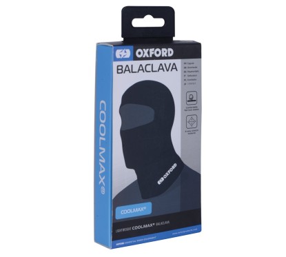 OXFORD kominiarka Coolmax z dużym otworem na oczy czarna