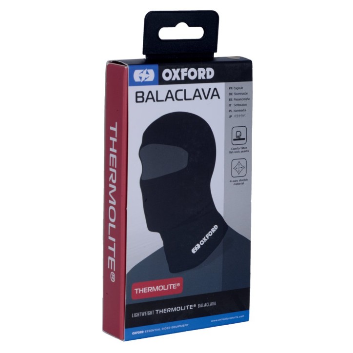 OXFORD kominiarka Thermolite z dużym otworem na oczy czarna OXFORD kominiarka Thermolite z dużym otworem na oczy czarna