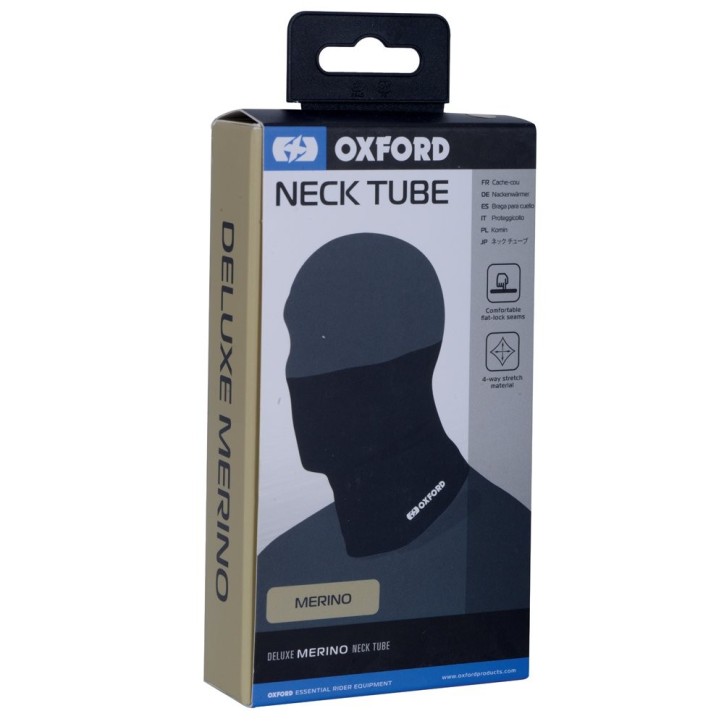 OXFORD ocieplacz szyi kark Neck Tube Merino czarny OXFORD ocieplacz szyi kark Neck Tube Merino czarny