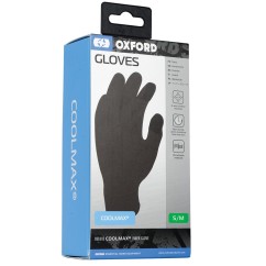 OXFORD rękawice chłodzące wewnętrzne Coolmax czarne L/XL