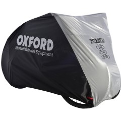 OXFORD pokrowiec rowerowy wodoodporny na 3 rowery szary czarny