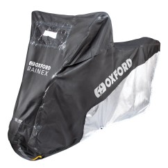 OXFORD pokrowiec na motocykl czarny srebrny rozmiar S CV501