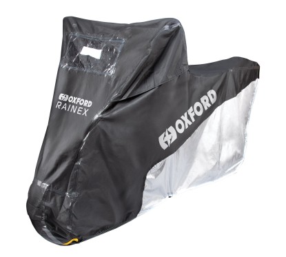 OXFORD pokrowiec na motocykl czarny srebrny rozmiar S CV501