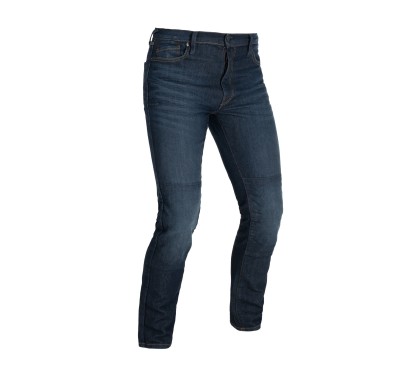 OXFORD spodnie jeansowe męskie straight dark regular 34/32 niebieskie