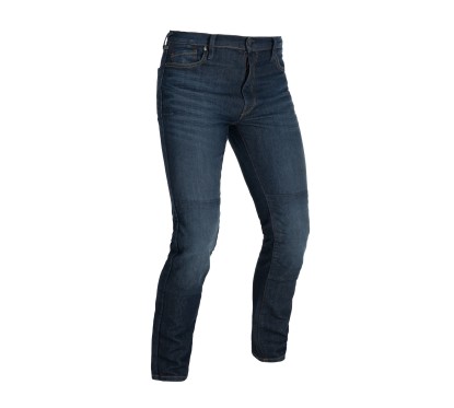 OXFORD spodnie jeansowe męskie straight dark aged niebieskie 38/32