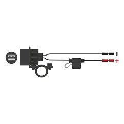 OXFORD gniazdo zapalniczki 12V z wejściem USB EL102