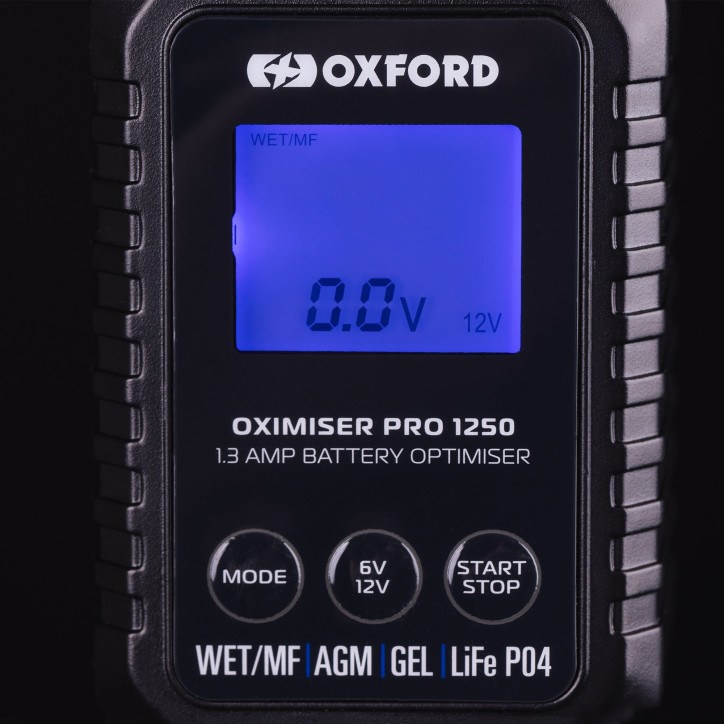 OXFORD ładowarka do akumulatorów motocyklowych i samochodowych Oximiser Pro 1250 OXFORD ładowarka do akumulatorów motocyklowych i samochodowych Oximiser Pro 1250