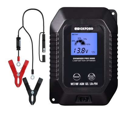 OXFORD ładowarka do akumulatorów motocyklowych samochodowych Oximiser Pro 5000