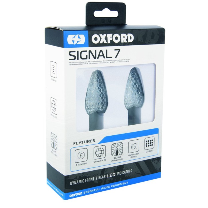 OXFORD kierunkowskazy LED uniwersalne para z przerywaczem EL324 OXFORD kierunkowskazy LED uniwersalne para z przerywaczem EL324
