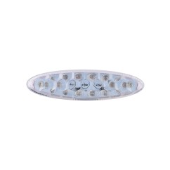 OXFORD lampa tylna LED uniwersalna białe szkło