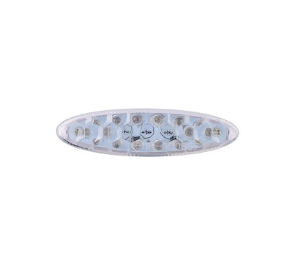 OXFORD lampa tylna LED uniwersalna białe szkło