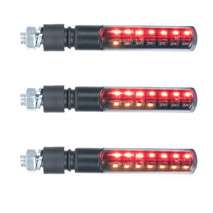 OXFORD kierunkowskazy sekwencyjne LED tył z opornikami NightSlider 3w1 OXFORD kierunkowskazy sekwencyjne LED tył z opornikami NightSlider 3w1