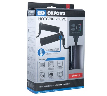 OXFORD manetki podgrzewane EVO Sport 22mm z termostatem i panelem