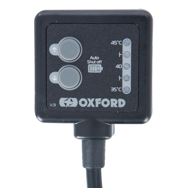 OXFORD manetki podgrzewane EVO Sport 22mm z termostatem i panelem OXFORD manetki podgrzewane EVO Sport 22mm z termostatem i panelem