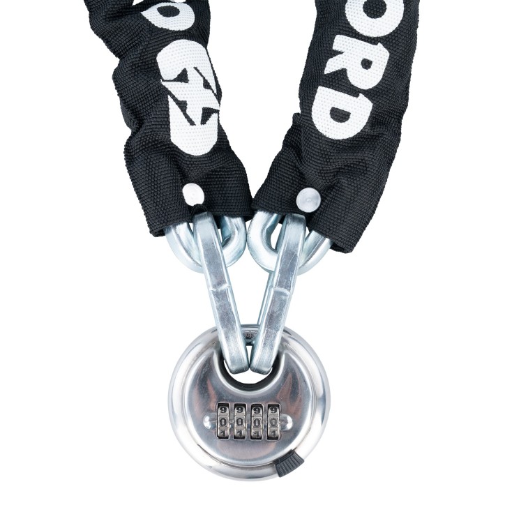 OXFORD łańcuch antykradzieżowy z kłódką szyfrową 9.5mm 1.5m LK101 OXFORD łańcuch antykradzieżowy z kłódką szyfrową 9.5mm 1.5m LK101