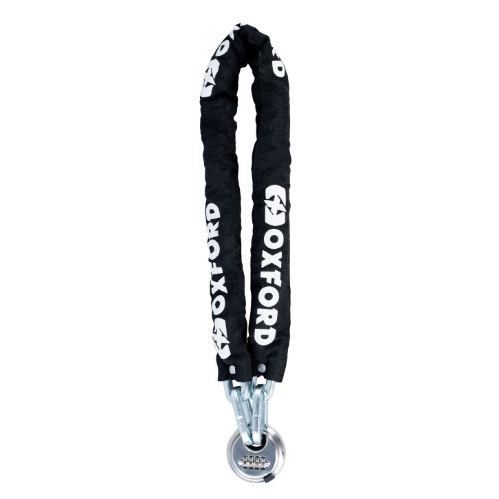 OXFORD łańcuch antykradzieżowy z kłódką szyfrową 9.5mm 1.5m LK101 OXFORD łańcuch antykradzieżowy z kłódką szyfrową 9.5mm 1.5m LK101
