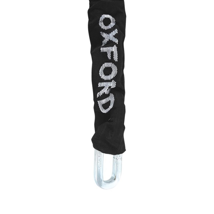 OXFORD łańcuch z zapięciem czarny 1500mm trzpień 11mm ogniwo 12mm OXFORD łańcuch z zapięciem czarny 1500mm trzpień 11mm ogniwo 12mm