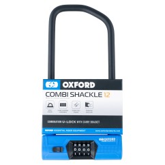 OXFORD blokada tarczy hamulcowej Shackle12 niebieska 320mm trzpień 12mm