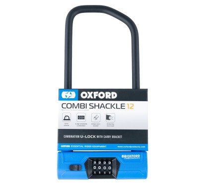 OXFORD blokada tarczy hamulcowej Shackle12 niebieska 320mm trzpień 12mm