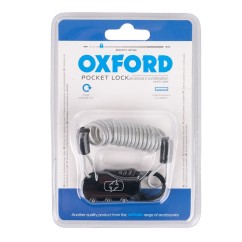 OXFORD linka zabezpieczająca Pocket Lock czarna 900mm x 2,2mm