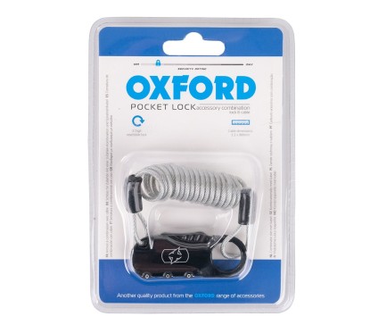 OXFORD linka zabezpieczająca Pocket Lock czarna 900mm x 2,2mm
