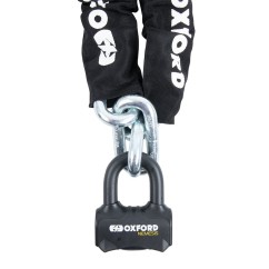 NEMESIS łańcuch z zapięciem OXFORD czarny 1500mm trzpień 16mm