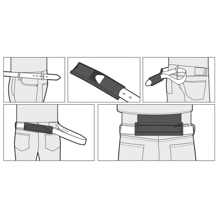 OXFORD nakładka na pasek łącząca spodnie z kurtką Belt Connector czarna OXFORD nakładka na pasek łącząca spodnie z kurtką Belt Connector czarna