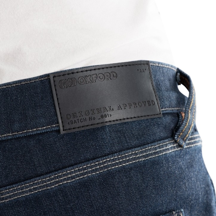 OXFORD spodnie jeans motocyklowe slim granatowe AA 32" OXFORD spodnie jeans motocyklowe slim granatowe AA 32"