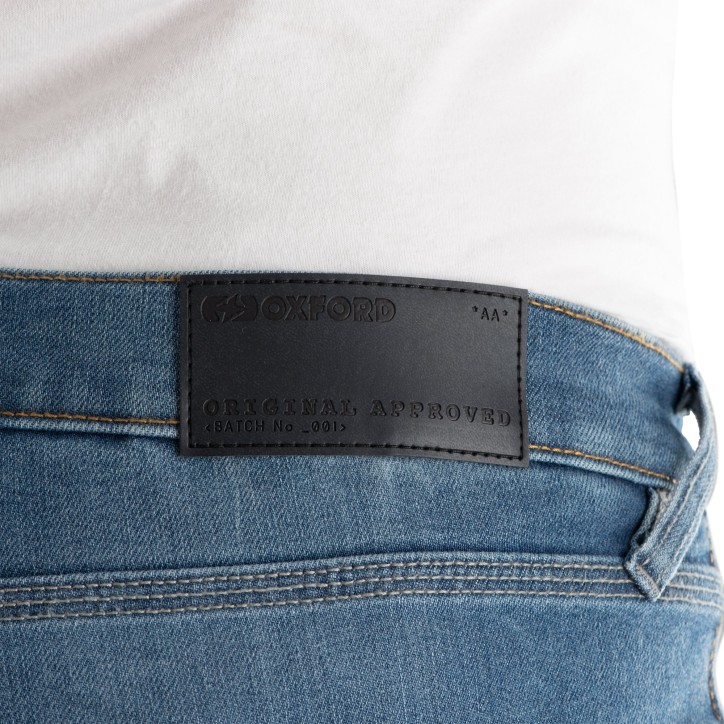 OXFORD spodnie jeans motocyklowe slim granatowe AA 32" OXFORD spodnie jeans motocyklowe slim granatowe AA 32"